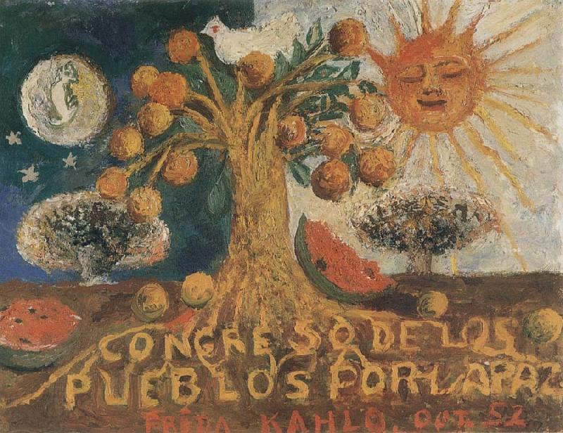Frida Kahlo Peace China oil painting art